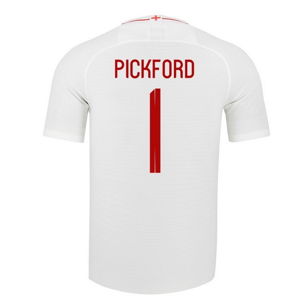 Camiseta Inglaterra 1ª Pickford 2018 Blanco